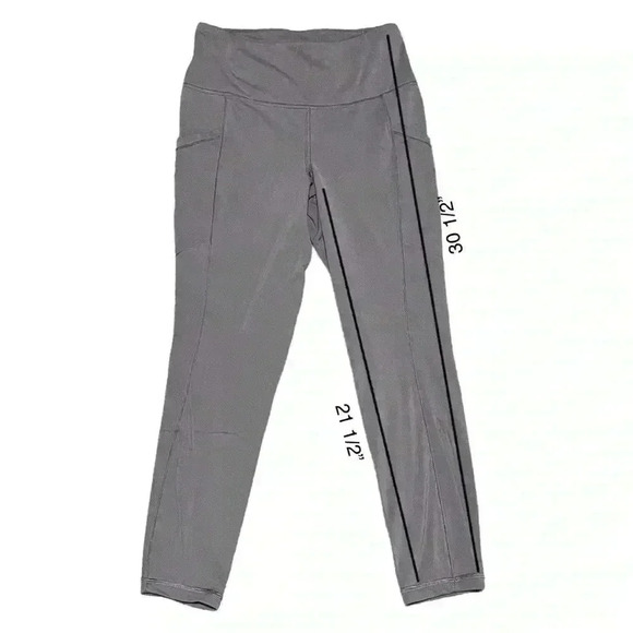 Banana Republic Airsoft 7/8 Leggings, Purple, Size Small - Picture 1 of 5